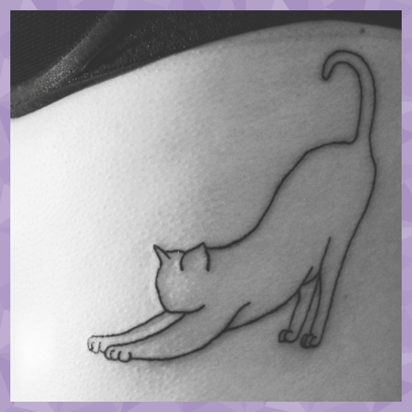 Single needle cat on my wrist 3 years ago and now  ragedtattoos